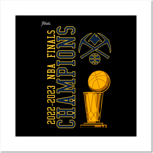 NBA CHAMPS Wall Art by Buff Geeks Art